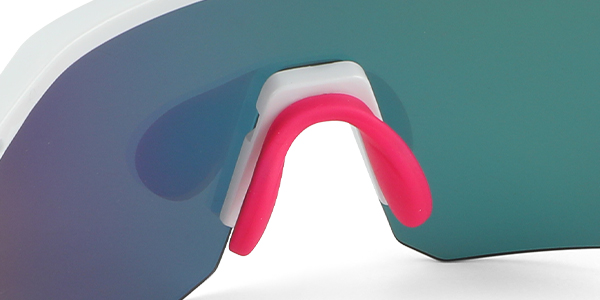 Mirrored Half Frame Polarized Sport Sunglasses for Baseball - Bang Long