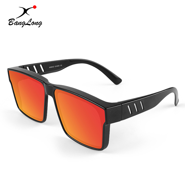 Square Lightweight Fit Over Sunglasses for Prescription