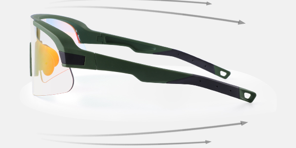 Half Frame Wind Proof Cycling Sunglasses for Wind Protection - Bang Long