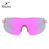 Rimless Mirrored Sport Sunglasses for Running
