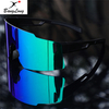 Rimless Sports Sunglasses With Mirror Lens For Running