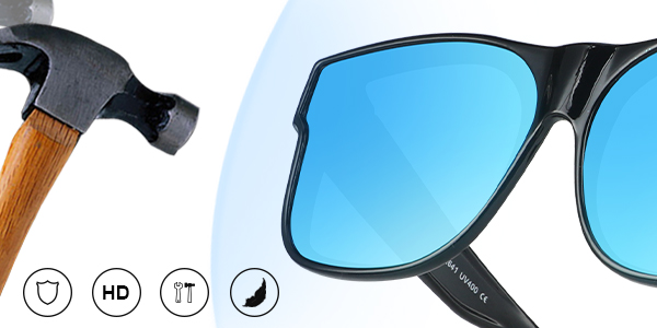 Polarized Revo Fit Over Sunglasses for Driving - Bang Long