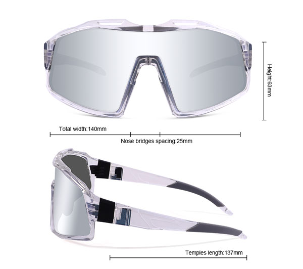 Mountain Bike Mirrored With Photochromic Sport Sunglasses - Bang Long