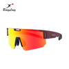 Mirrored Coating MTB Sunglasses For Wind Protection