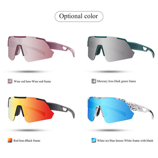 Mirrored Polarized MTB Cycling Sport Sunglasses - Bang Long