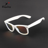 Customized TR90 Full Revo White Frame Fashion Sunglasses For Daily