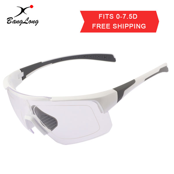 Reflective Polarized With Big Lens Cycling Sport Prescription Sunglasses