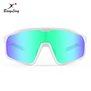 Full Frame MTB Mirrored Polarized Custom Sport Sunglasses