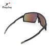 Oversize Interchangeable Lens Mirrored Baseball Fashion Sports Sunglasses