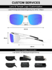 UV400 Lightweight Full Rim Side Safty Shield Sunlasses